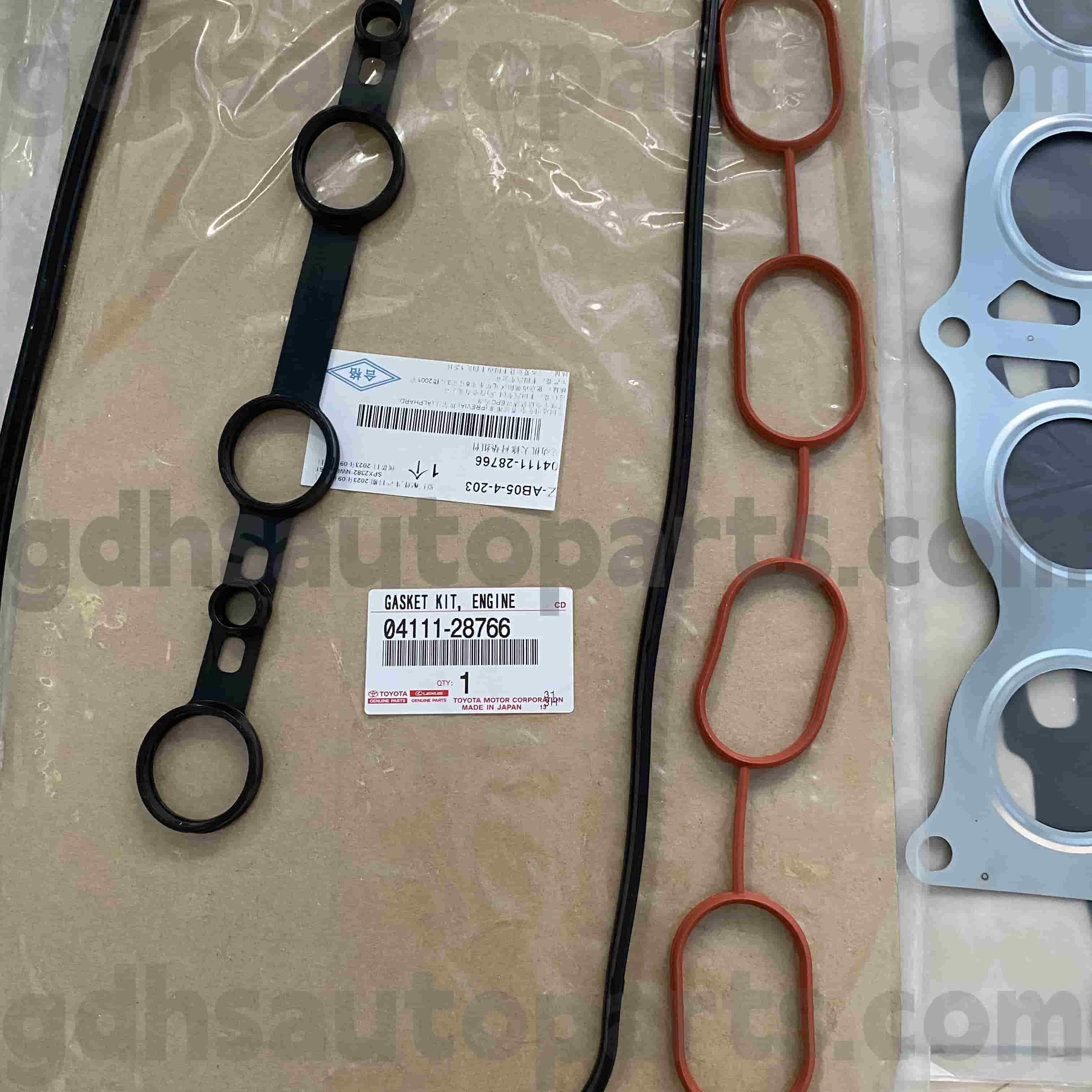 04111-28766 Toyota Genuine 부품 엔진 점검 키트 previa, eversa, alphard