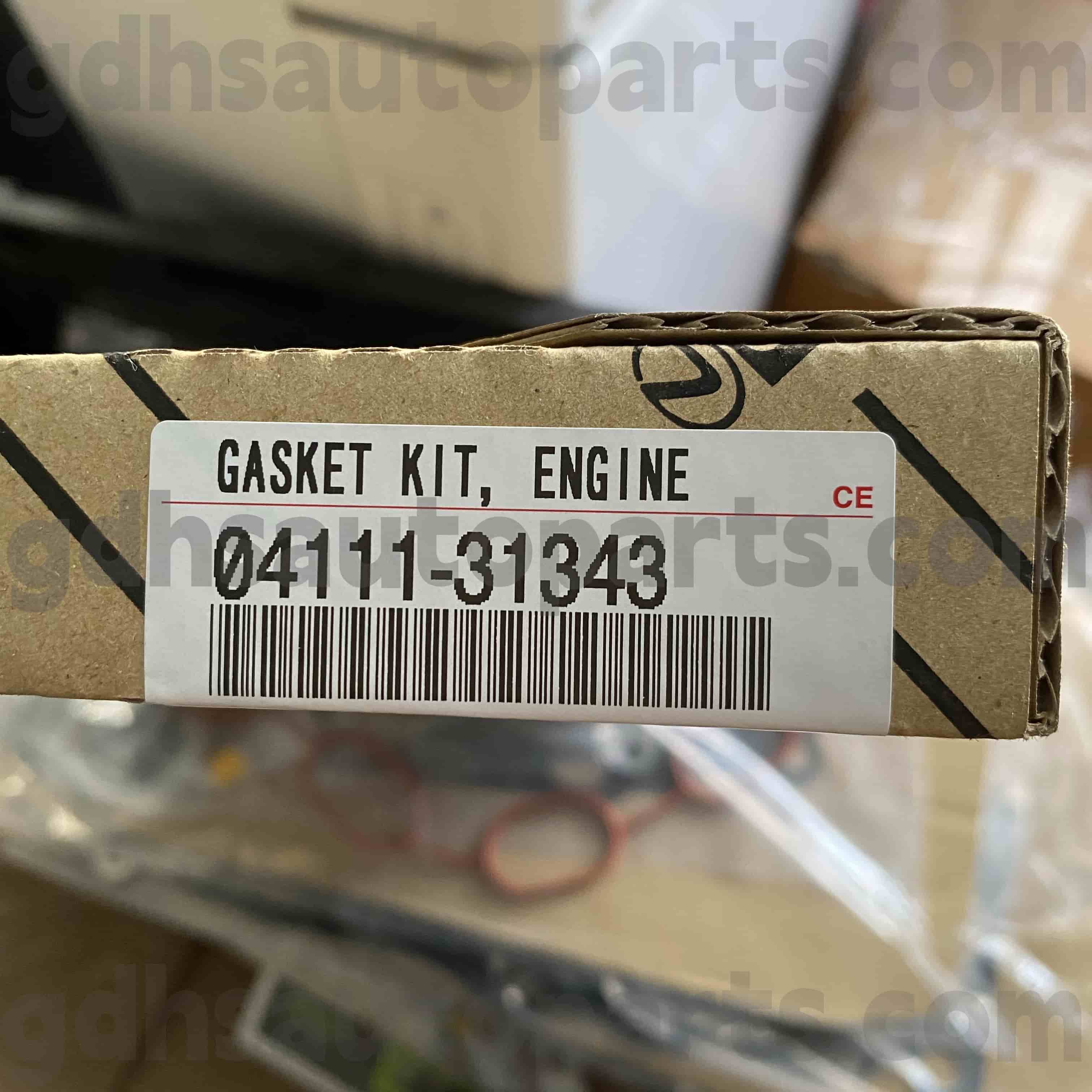 04111-31343 Fortuner, Hilux, Land Cruiser Prado를위한 Toyota Genuine 부품 엔진 점검 키트