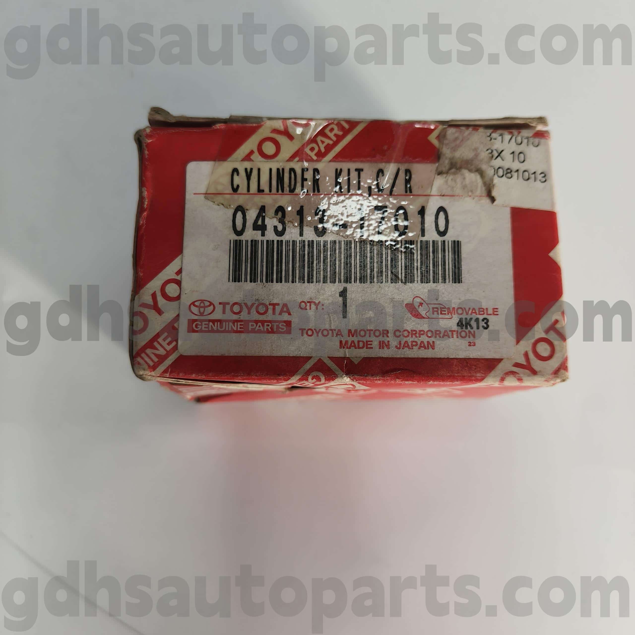 04313-17010 Toyota Genuine 부품 클러치 슬레이브 실린더 수리 키트 Camry (NAP) 섀시 번호. CDE120