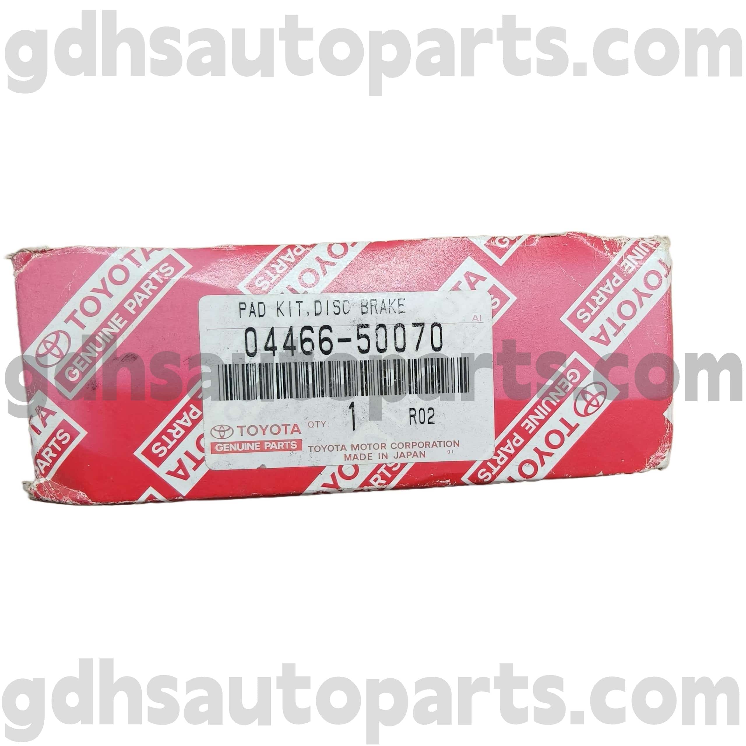04466-50070 Lexus LS400 섀시 No를위한 Toyota Genuine 부품 후면 브레이크 패드. UCF10 -9208