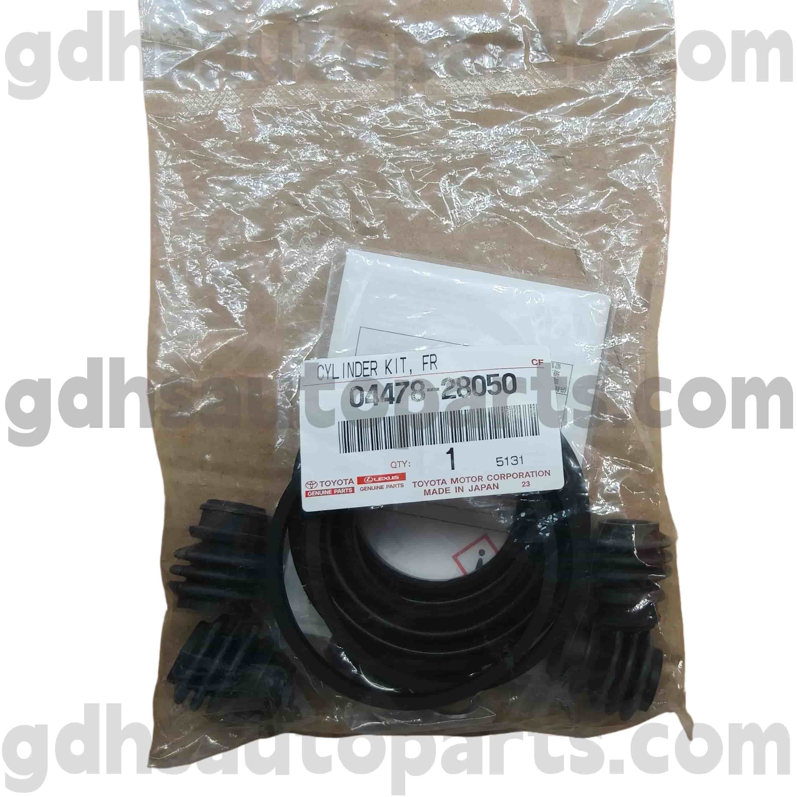 04478-28050 Toyota Genuine Parts 프론트 브레이크 실린더 수리 키트 Previa, Alphard, Previa, Estima 섀시 번호. GGH20