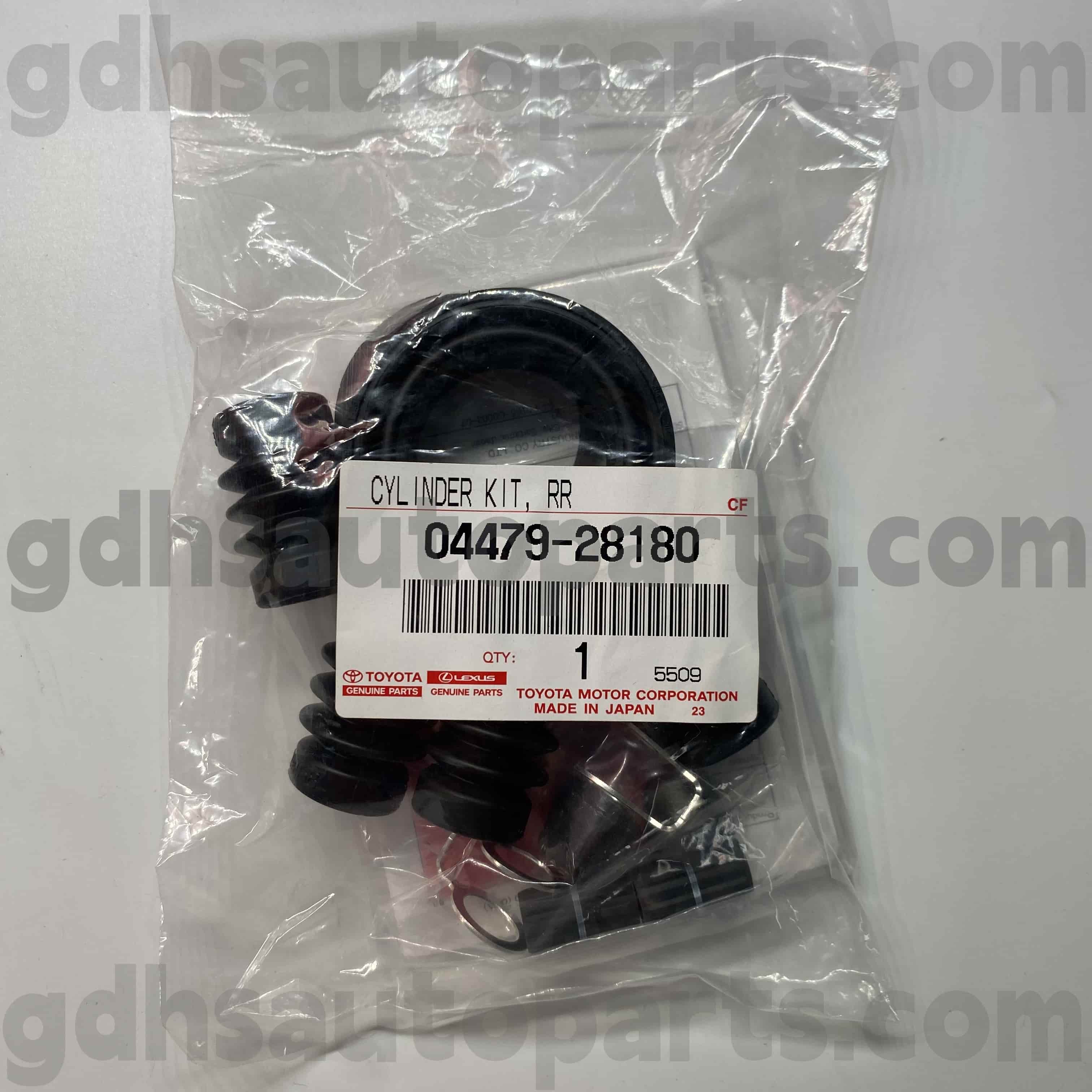 04479-28180 Toyota Genuine 부품 후면 브레이크 실린더 수리 키트, Eversa 섀시 번호. ACR50 GSR50