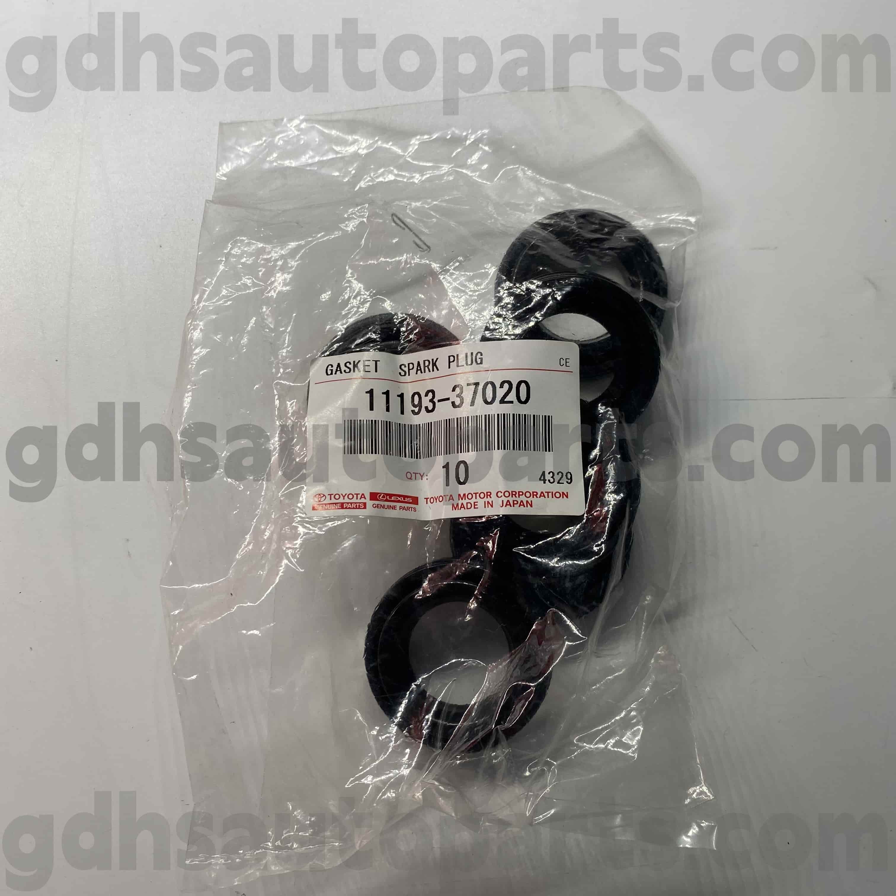 11193-37020 Corolla, Corolla, New Model Chassis No를위한 Toyota Genuine 부품 스파크 플러그 고무 고리. ZRE120 ZRE152 ZSP9#