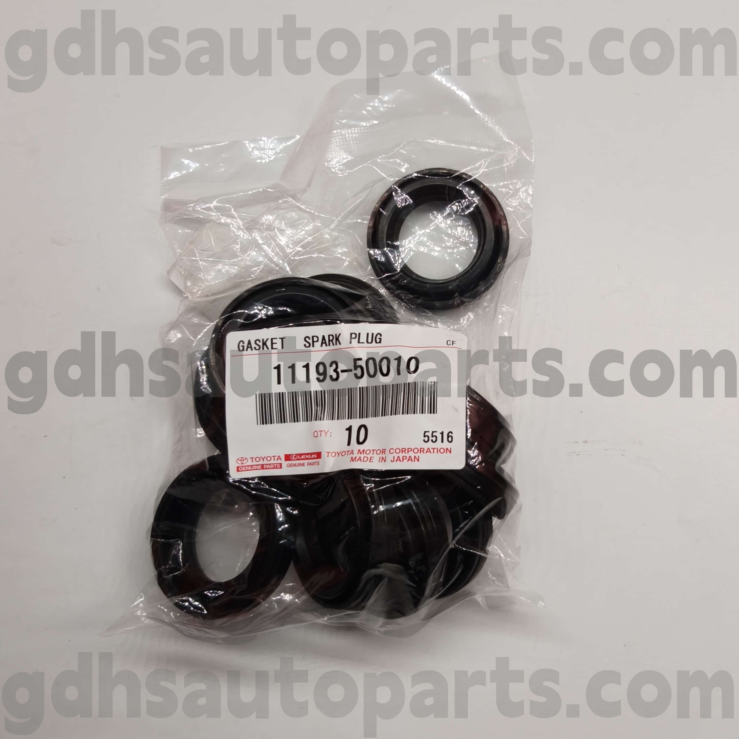 11193-50010 Lexus SC430 용 Toyota Genuine 부품 스파크 플러그 튜브 씰, Lexus GS300/430 섀시 No.2uzfe..UZJ100