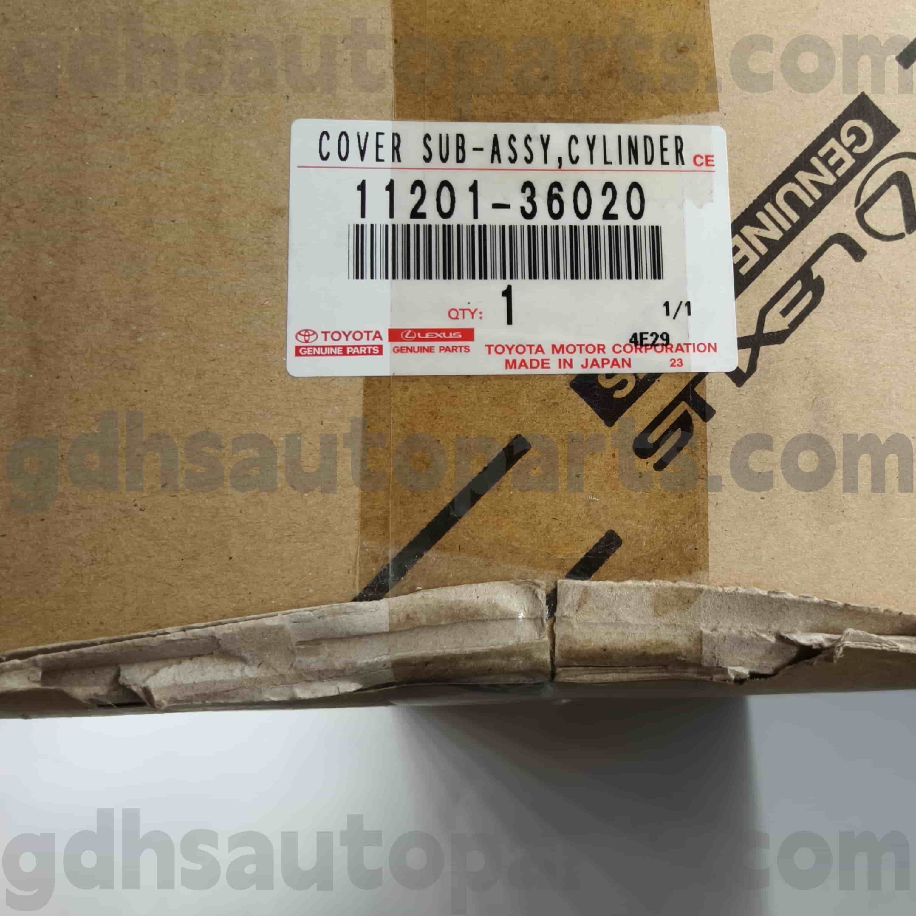 11201-36020 Harrier/Hybrid, RAV4, Lexus ES350/300H 섀시 No.ayh30 용 Toyota Genuine Parts 밸브 커버 커버