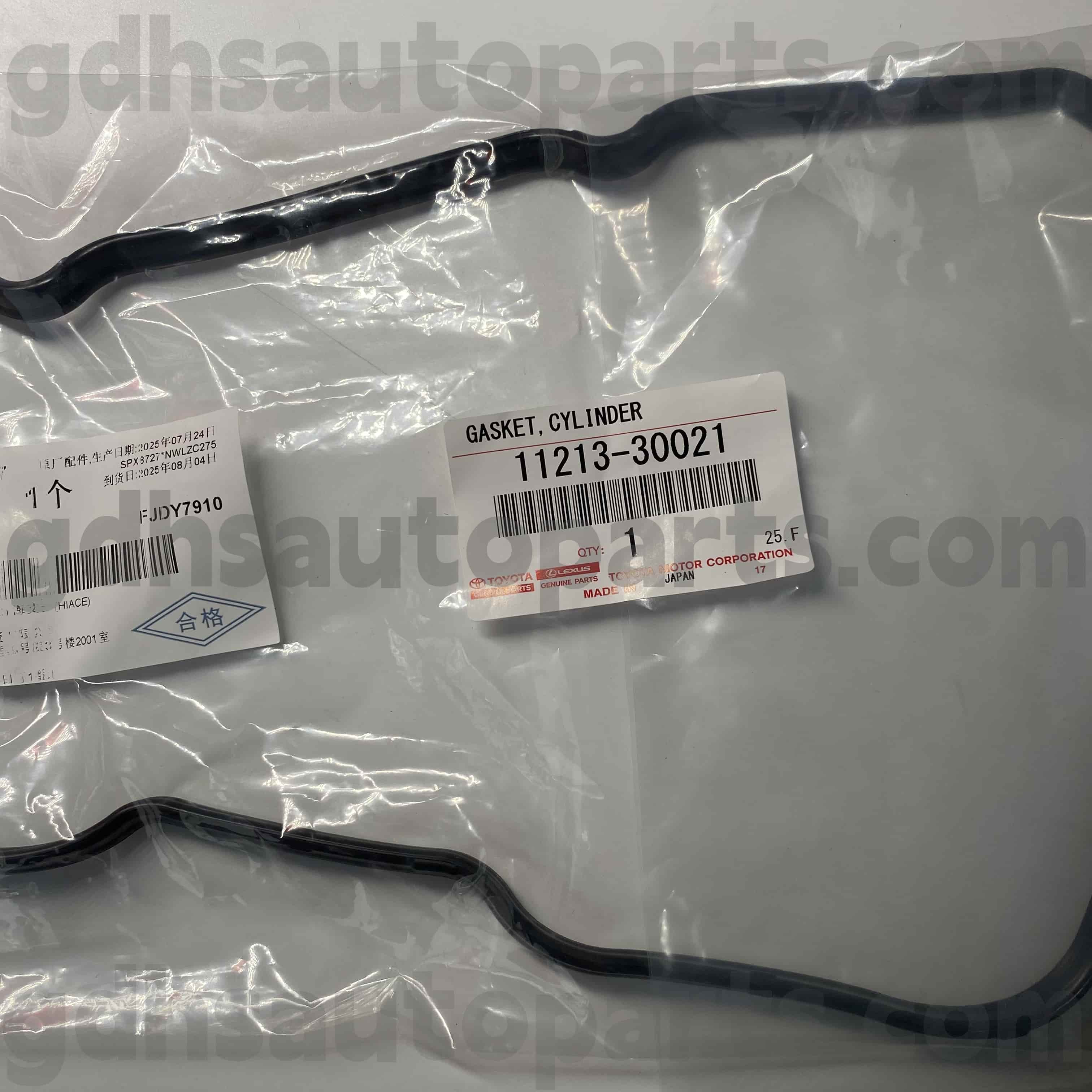 11213-30021 Toyota Genuine Parts 밸브 커버 랜드 크루저 Prado 용 고무 링, Hiace Chassis no. 1kdftv..kdj120