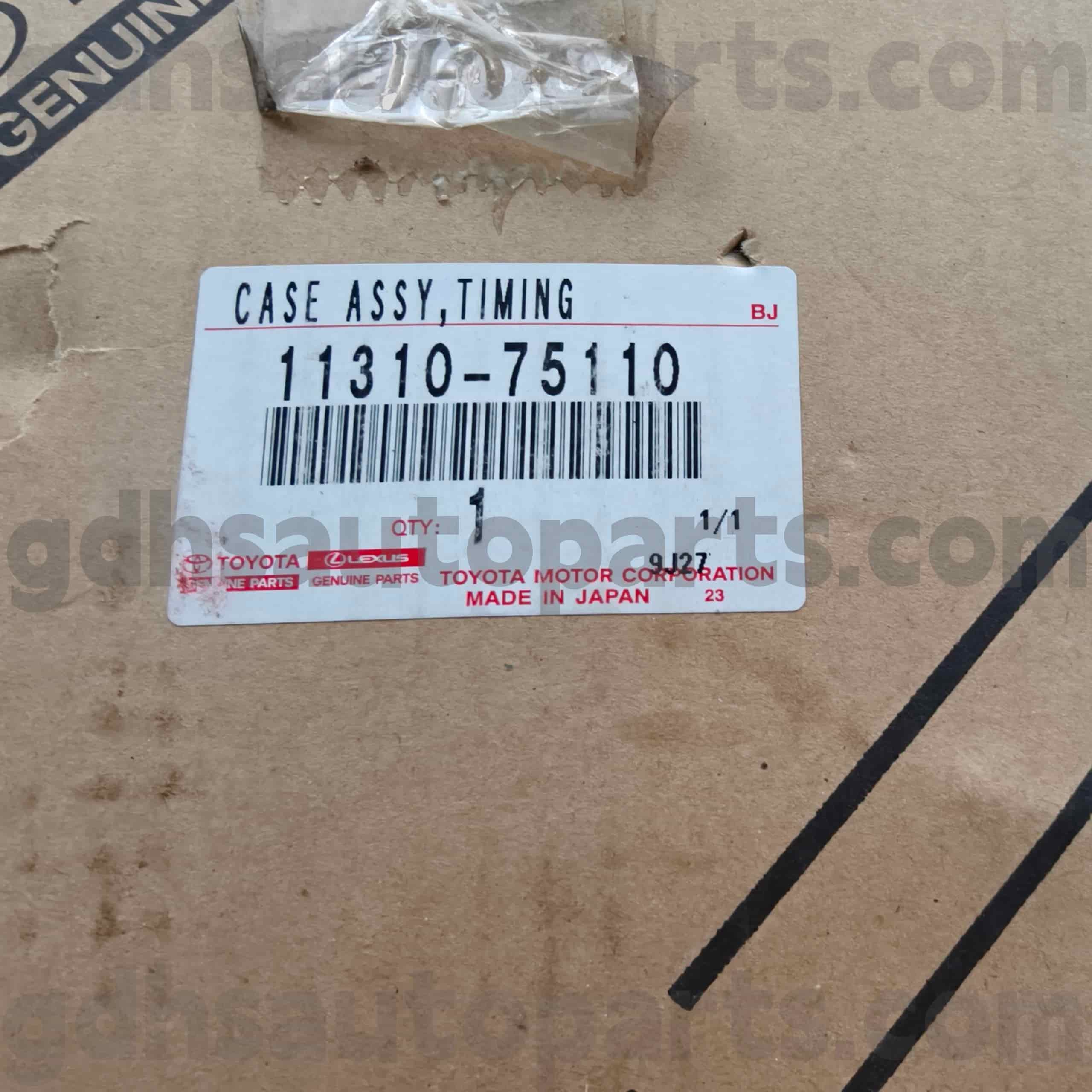 11310-75110 LAND CRUISER PRADO, TACOMA 섀시 NO.TRJ150용 Toyota 순정 부품 타이밍 커버