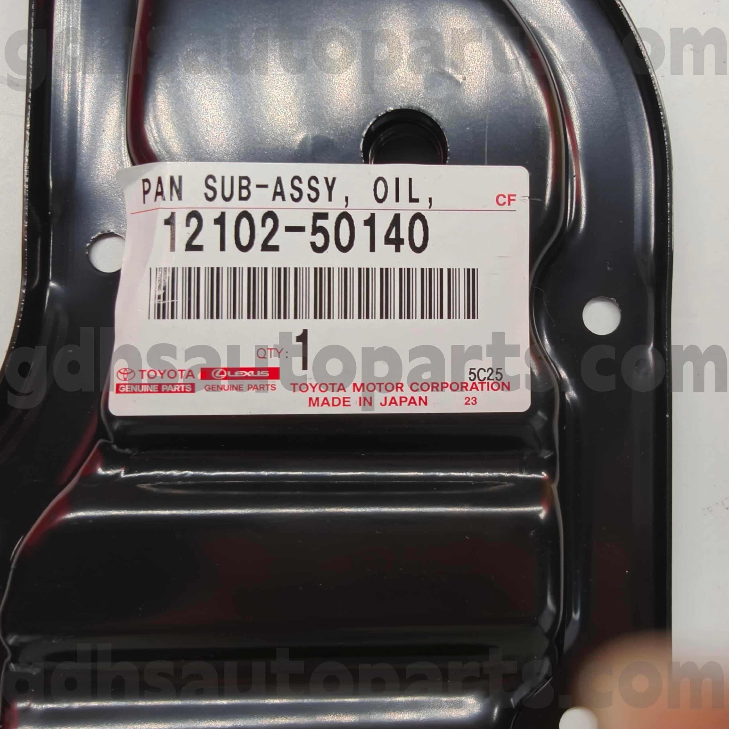 12102-50140 LAND CRUISER 섀시 NO.2UZFE UZJ200용 토요타 순정 부품 오일 팬