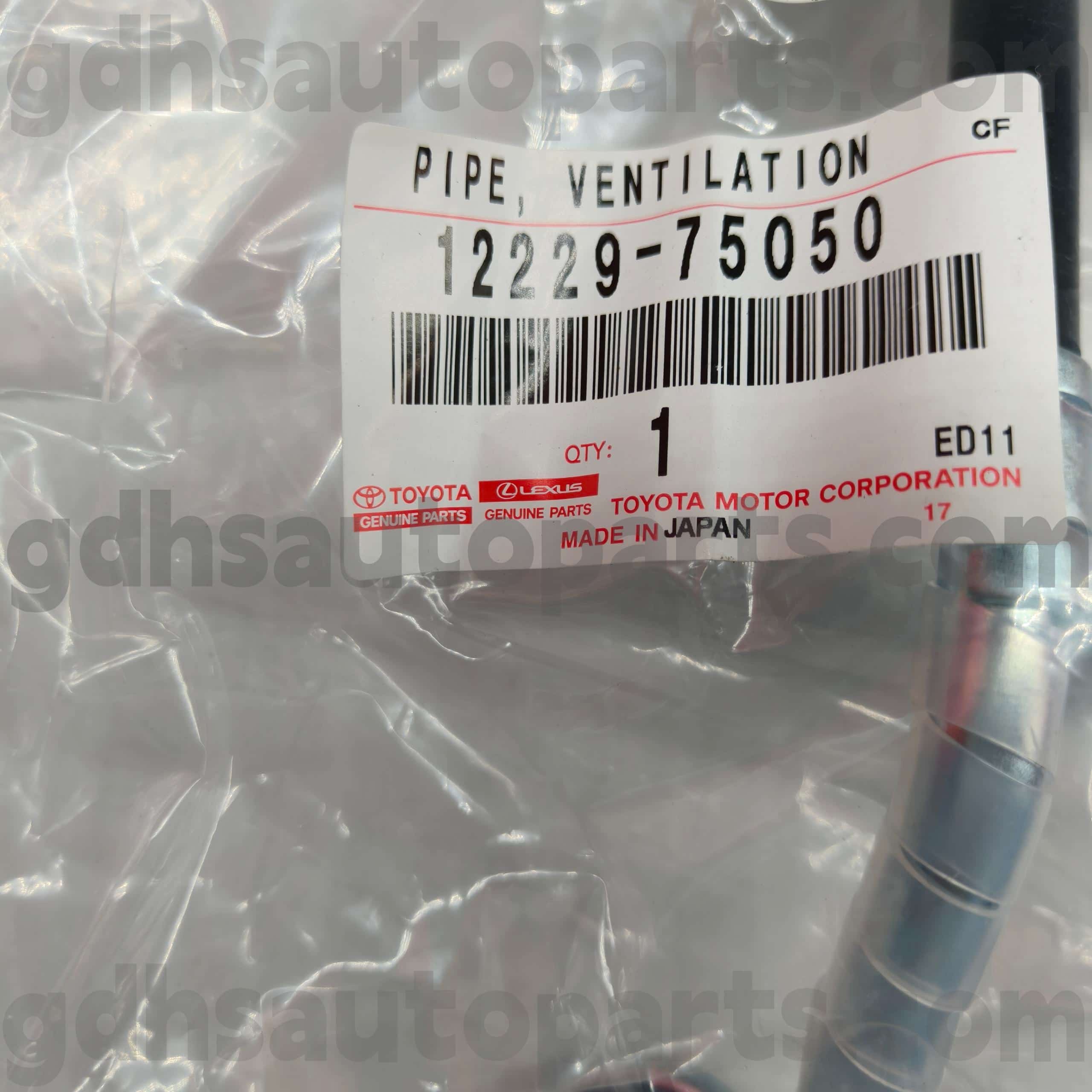 12229-75050 TACOMA, LAND CRUISER PRADO, COASTER 섀시 NO.TRJ152용 Toyota 순정 부품 AC 벤트 덕트