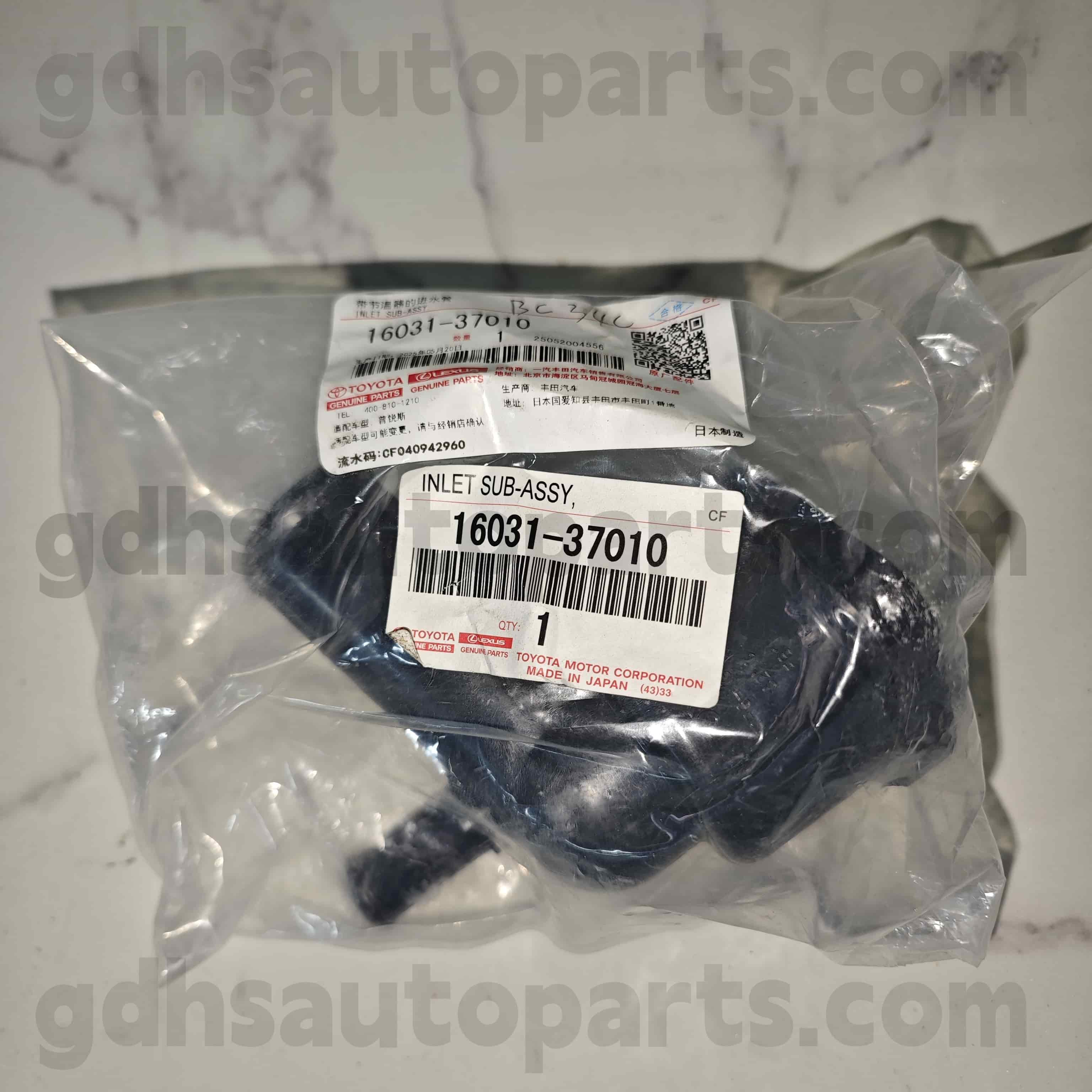 16031-37010 PRIUS PHV에 대한 Toyota Genuine Parts 온도 조절 장치. 2zrfxe..zvw50