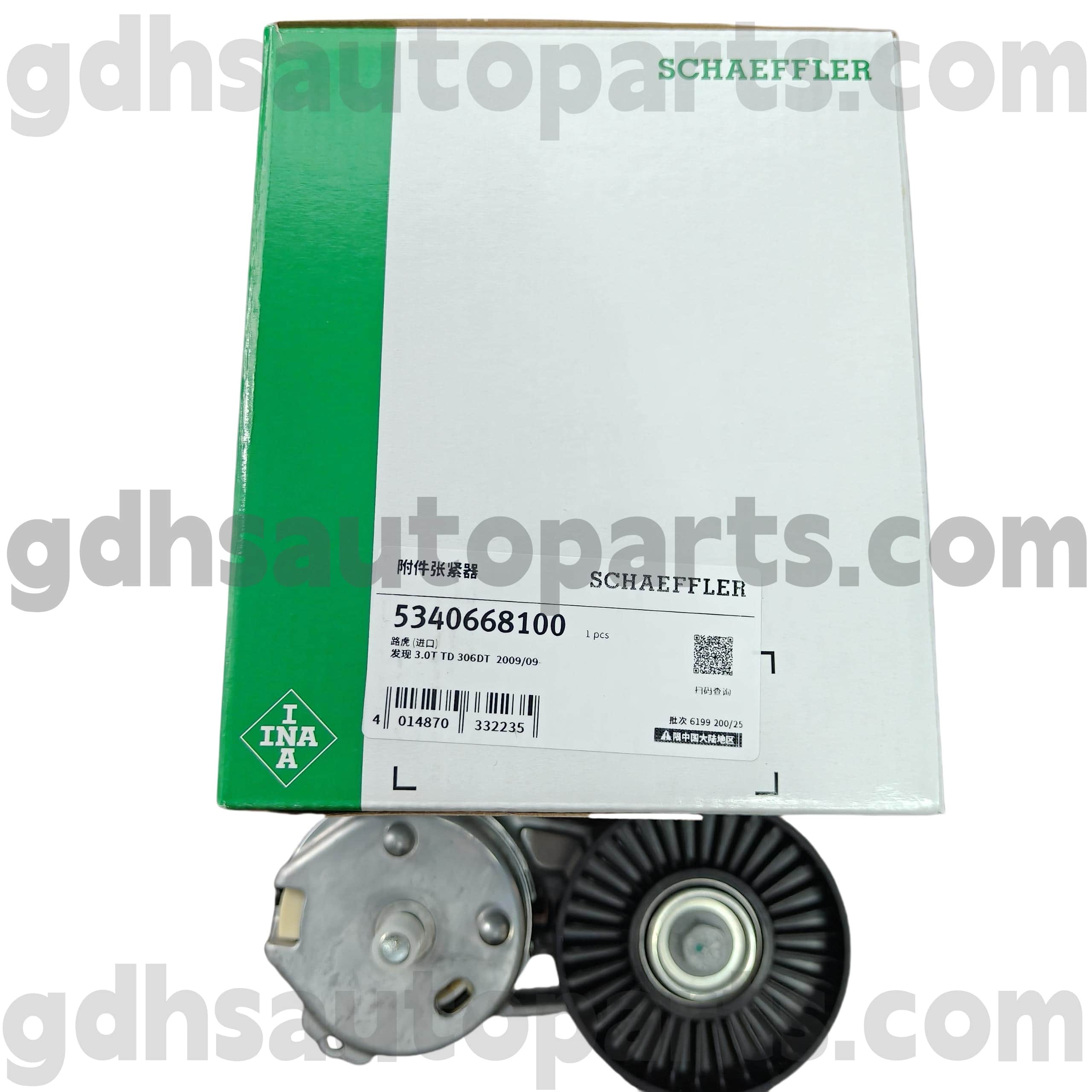 5340668100 Range Rover, Range Rover Sport, Land Rover Discovery 4 Oe No를위한 Schaeffler Ina Drive Belt Tensioner. LR035493