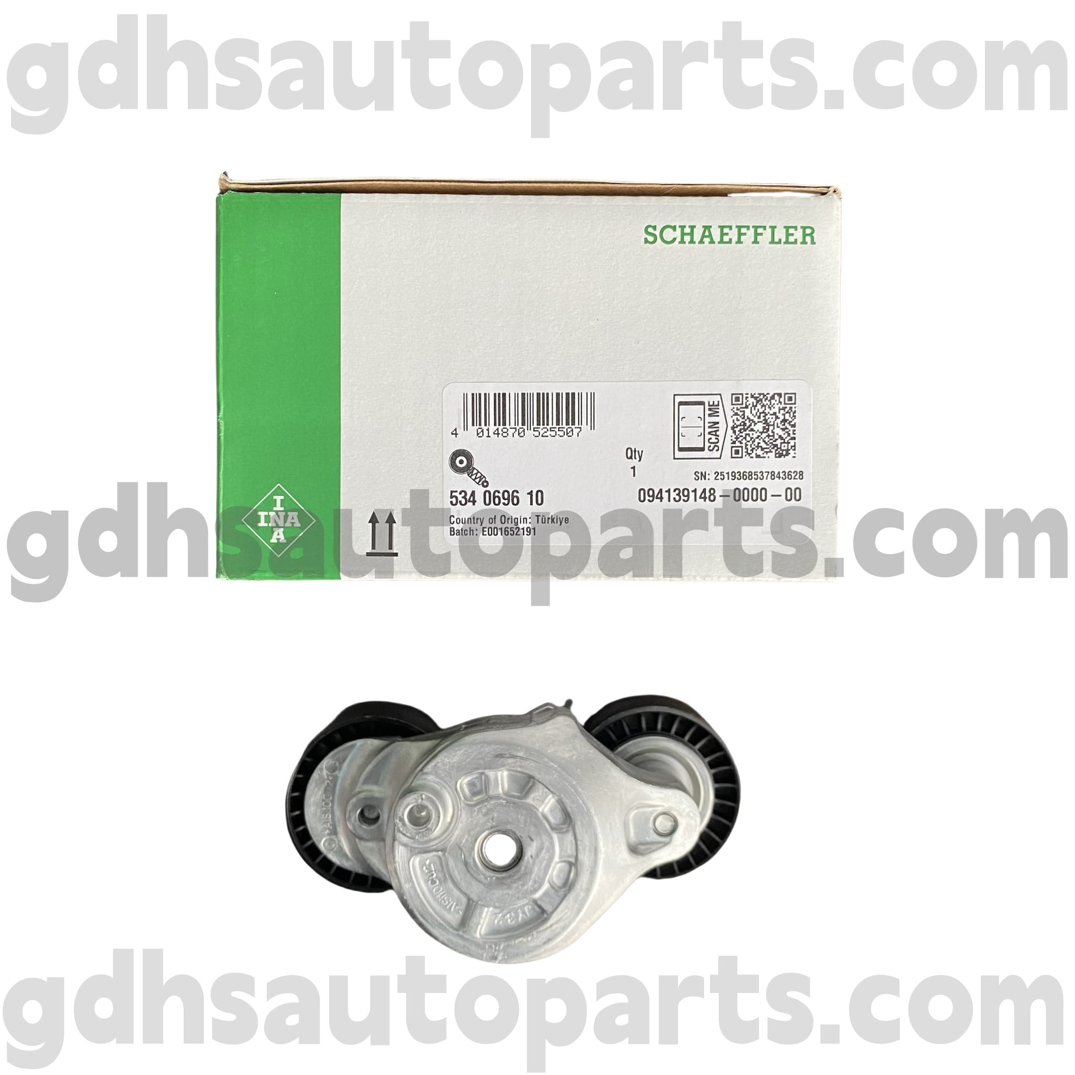 5340696100 Range Rover Evoque, Discovery Sport, Land Rover Discovery 4 OE No.LR114017 용 Schaeffler ina 타이밍 벨트 풀리