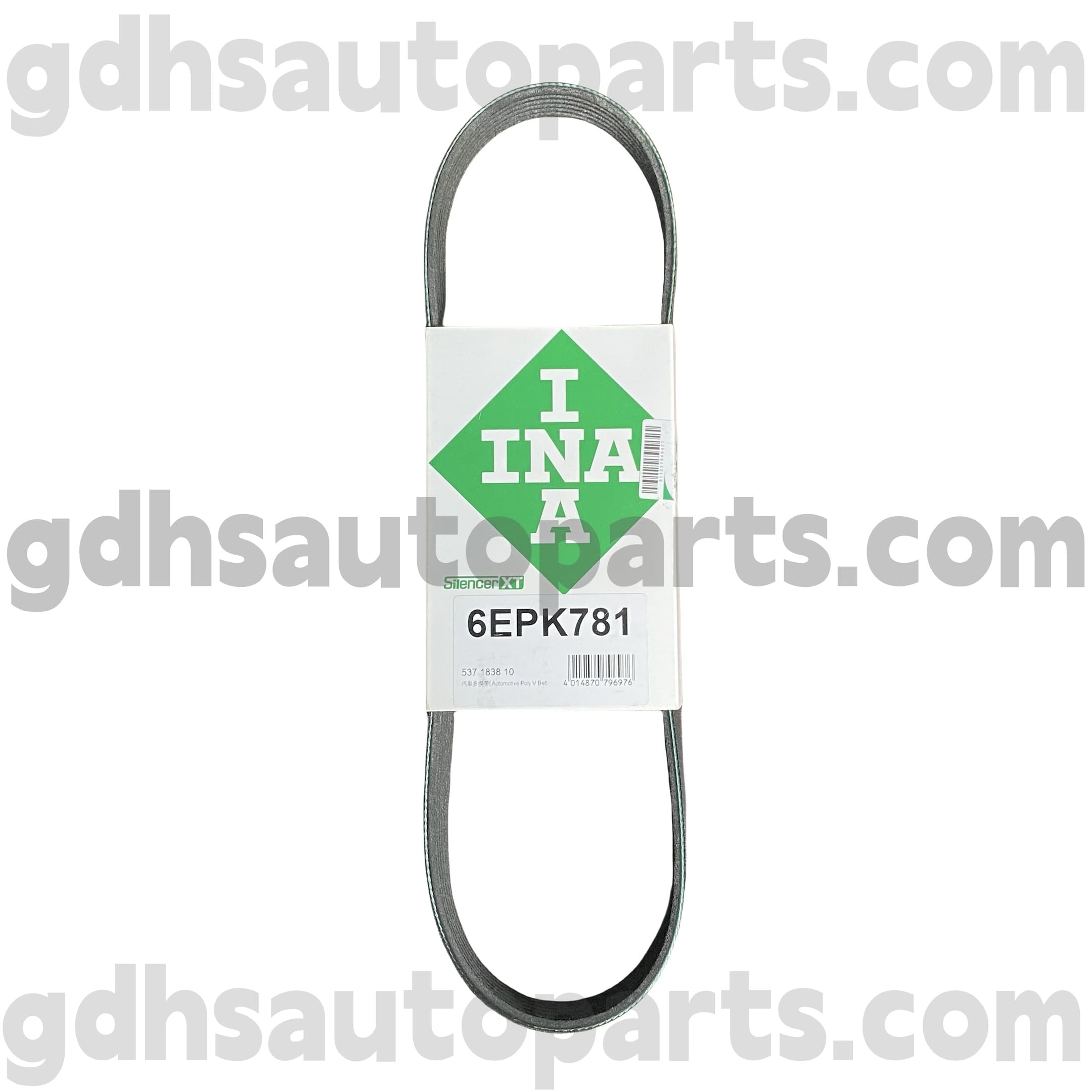 5371838100 Range Rover, Range Rover Sport, Land Rover Discovery 4, New Defender OE No.LR123070 용 Schaeffler INA 드라이브 벨트