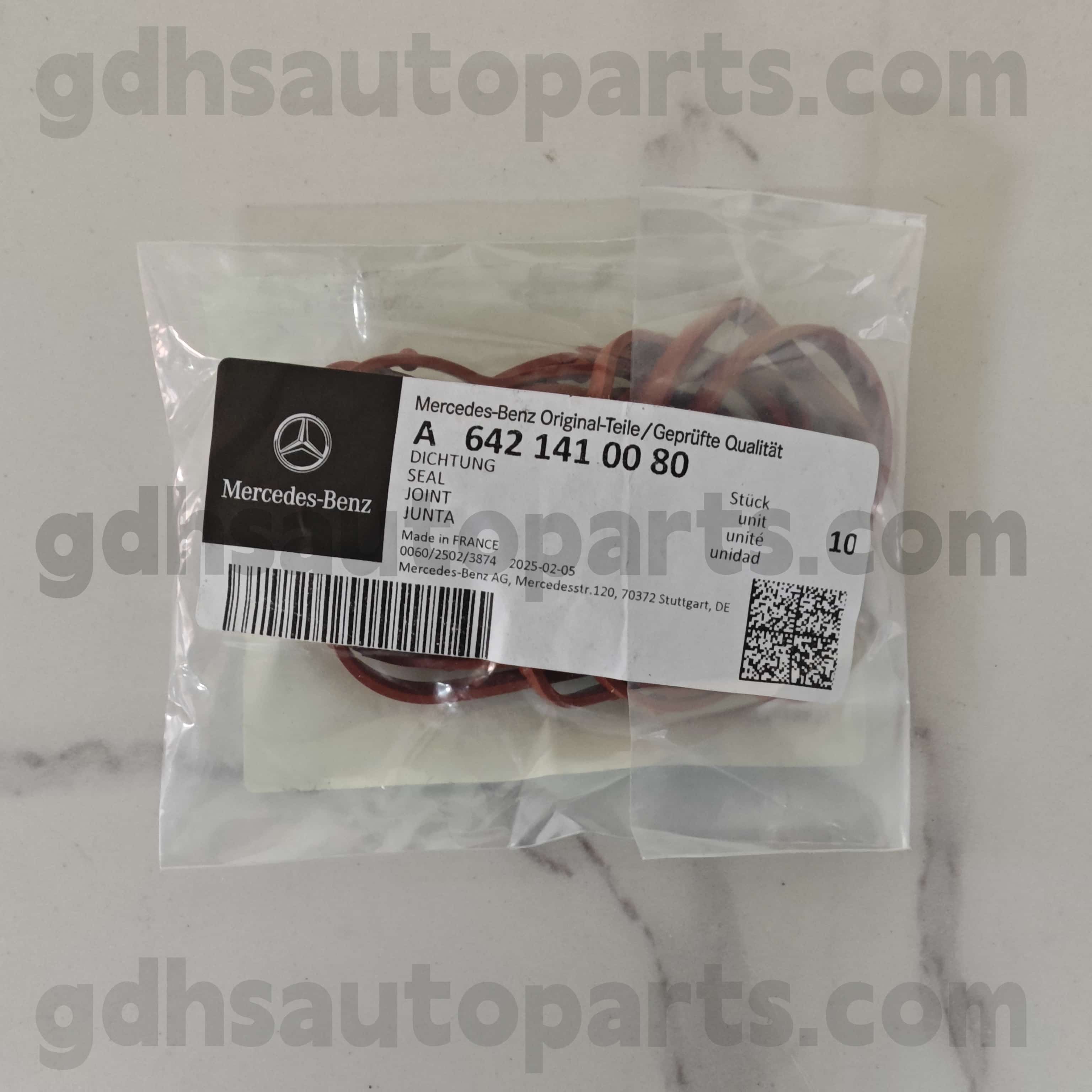 6421000 80 메르세데스-벤츠 진품 부품 O-Ring for 642855 OM642, 642890 OM642, 642820 642, 642868 OM642, 642887 OM642